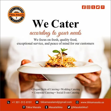 Catering Menu Design, Restaurant Ads, Coffee Advertising, Restaurant Ad, Food Post, Party Catering, Catering Menu, Food Graphic Design, Restaurant Menu Design