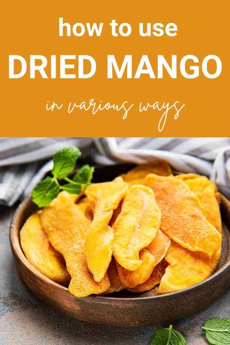 A colorful image showcasing dried mango slices. Learn about the nutrition and versatile uses of dried mango. #HealthySnacks #DriedFruits Mango Calories, Ripe Mango, Dried Mango, Chilli Recipes, Game Snacks, Dehydrated Fruit, Dried Mangoes, Mango Recipes, Reduce Food Waste