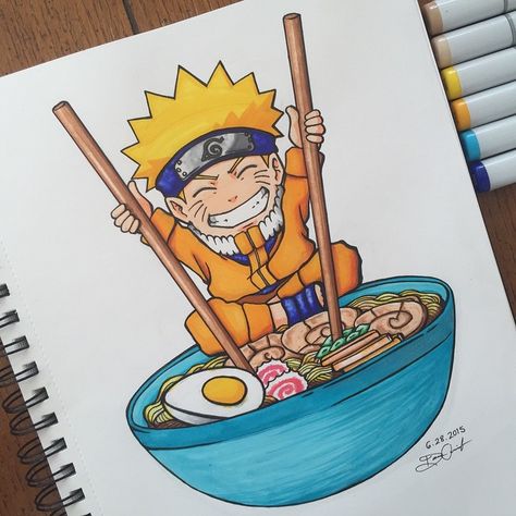 Dana 先輩 [shipping mode] na Instagramie: „Felt like drawing something cute. Now I want ramen...” Drawing Of Naruto, Drawing Something, Naruto Painting, Naruto Sketch Drawing, Naruto Sketch, Anime Drawing Books, Like Drawing, Naruto Drawings, Naruto Uzumaki Art