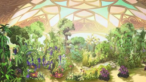 Magical Greenhouse Magic Classes, Magical Plants, Plant Monster, Magical Room, Secret Location, Clubbing Aesthetic, Good Cartoons, Growing Flowers, Manado