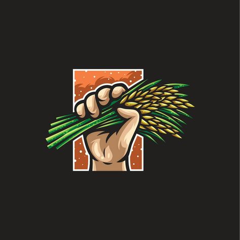 Agriculture Logo Design Illustration, Logos ft. agriculture & symbol - Envato Elements Agriculture Design Ideas, Agriculture Poster Design Ideas, Agriculture Logo Design Ideas, Agriculture Template, Agriculture Logo Design, Agriculture Design, Farm Logo Design, Logo Design Illustration, Agriculture Logo