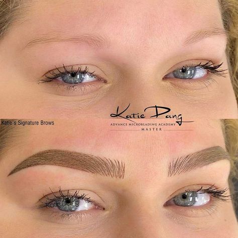 Learn all about hybrid brows – a brow style made by combining microblading and microshading. #hybridbrows #combobrows #combinationbros #microshading #microblading #eyebrowtattoo Brow Style, Cosmetic Tattoo Eyebrows, Combo Brows, Types Of Eyebrows, Brow Tattoo, Brow Styling, Brow Artist, Old Tattoos, Makeup Needs