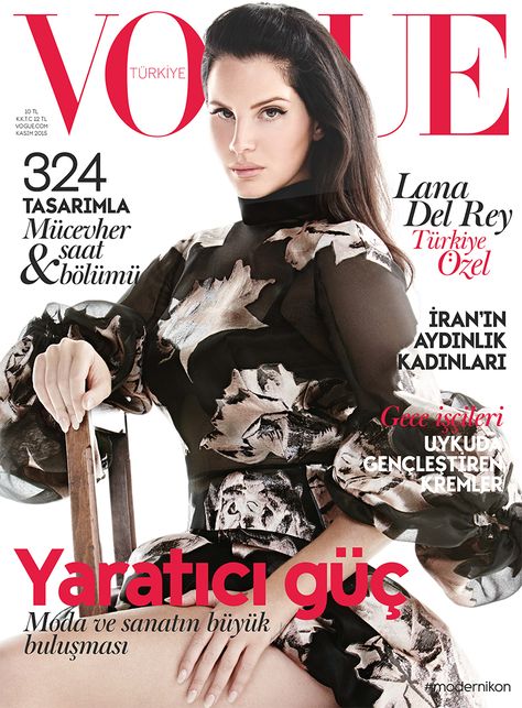 Lana Del Rey by Liz Collins Vogue Turkey November 2015 Johnny Depp News, Vogue Magazine Covers, Fashion Magazine Cover, Vogue Covers, Vogue Uk, Vogue Australia, Lana Del Ray, Vogue Magazine, Vogue Italia