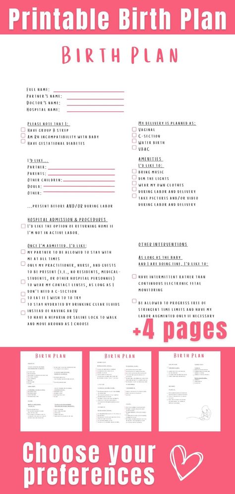 Birth Plan Printable, Birth Plan Template, Stay Strong Quotes, Birth Plan, Grace To You, Pregnancy Journey, Plan Template, Baby Registry, Self Improvement Tips