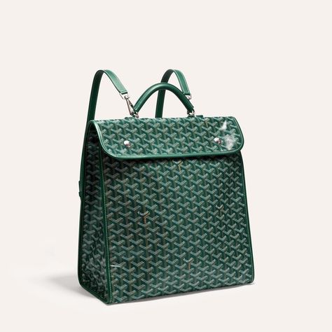 Goyard Backpack, The Saint, Snap Fasteners, Canvas Backpack, Travel Companion, Personal Shopper, Fashion Handbags, Luxury Handbags, Cleaning Clothes