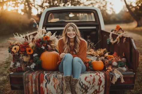 Autumn Digital Background: Fall Truck and Pumpkins Elevate your photography with our Autumn Digital Background featuring a charming fall truck surrounded by pumpkins. Perfect for capturing outdoor family and pet portraits, this backdrop offers a delightful seasonal setting that enhances your fall photography sessions. Product Highlights: - Quantity: 1 digital backdrop - Dimensions: 8064 x 5376 pixels, 300 dpi - File Type: High-quality JPG Terms and Usage Guidelines: 1. Digital Proficiency: Users Fall Truck Pictures, Pumpkin Patch Photoshoot Outfits, Fall Pumpkin Pictures, Fall Truck Photoshoot, Outdoor Fall Photoshoot Setup, Fall Truck Mini Session Photo Ideas, Fall Truck Mini Session Family, Old Truck Fall Photoshoot, Fall Truck Mini Session