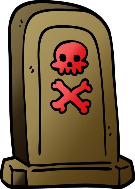 cartoon doodle grave stone Grave Doodle, Grave Stone, Cartoon Doodle, Graphic Elements, Vector Free, Doodles, Clip Art, Stone