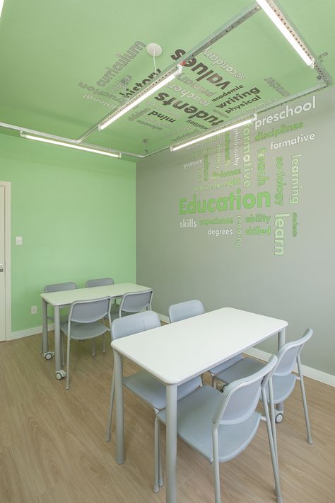 Discoveries School - Education Snapshots Tuition Room, Education Philosophy, Education Design Interior, Smart Classroom, English Center, Classroom Interior, Student Skills, Small Office Design, Language Centers