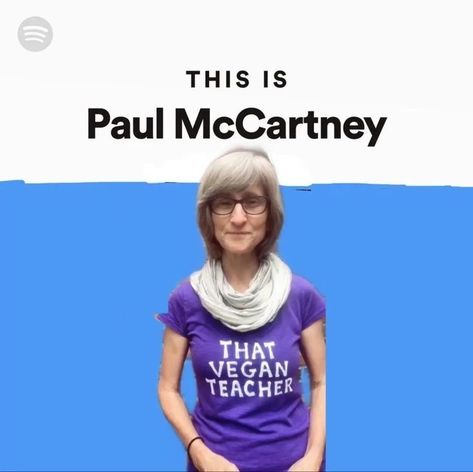 Pfp Meme, Vegan Teacher, Spotify Pfp, Vegan Gains, Things About Me, Clap Back, I Cant Sleep, Cant Sleep, Paul Mccartney