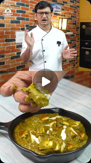 Palak Paneer Recipe, Lunch Homemade, Paneer Recipe, Vegetarian Snacks Recipes, Homemade Cooking, Paneer Recipes, Vegetarian Snacks, Indian Food Recipes Vegetarian, February 10