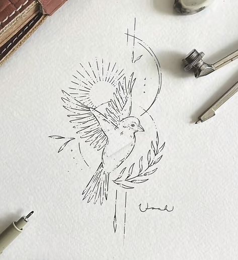 Biblical Tattoos, Petit Tattoo, Tattoo Inspiration Men, Delicate Tattoo, Line Art Tattoos, Discreet Tattoos, Dainty Tattoos, Spine Tattoos, Dream Tattoos