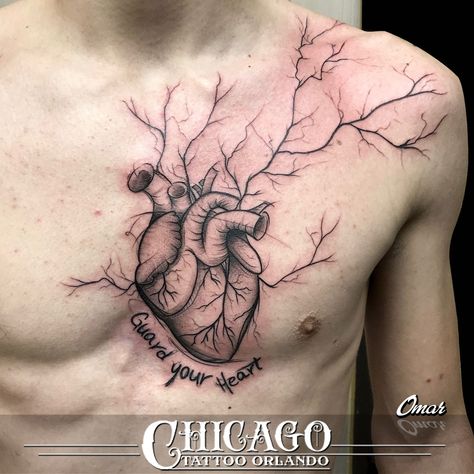 Fractal Tattoo, Traditional Eagle, Friends Tattoo, Chicago Tattoo, Unique Tattoos For Men, Anatomical Heart Tattoo, Tattoo Heart, Samoan Tattoo, Inspiration Tattoos