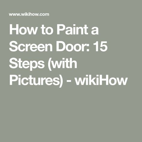 Painted Screen Doors, Metal Screen Doors, Front Door With Screen, Americana Paint, Wood Screen Door, Primer Paint, Wooden Screen Door, Screen Painting, Screen Doors