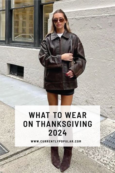 Wondering what to wear on Thanksgiving? We’ve got 7 chic outfit ideas that will make sure you’re the best dressed at the family dinner. From sleek trench coats to comfy knitwear, these looks combine style and comfort perfectly. Sweater Dress Outfit Street Style, Current Style Trends 2024, New Orleans Outfit Fall, Winter Graduation Outfit, What To Wear On Thanksgiving, Holiday Party Outfit Work, Winter Graduation, Thanksgiving Dinner Outfit, Crossbody Bag Outfit