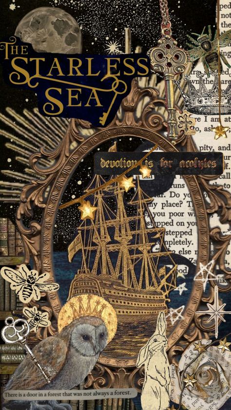 #starlesssea #books Starless Sea Aesthetic, Sea Moodboard, Strange Books, Light Academia Cottagecore, The Starless Sea, Sun Princess, Sea Vibes, Pages Of Books, Aesthetics Vintage