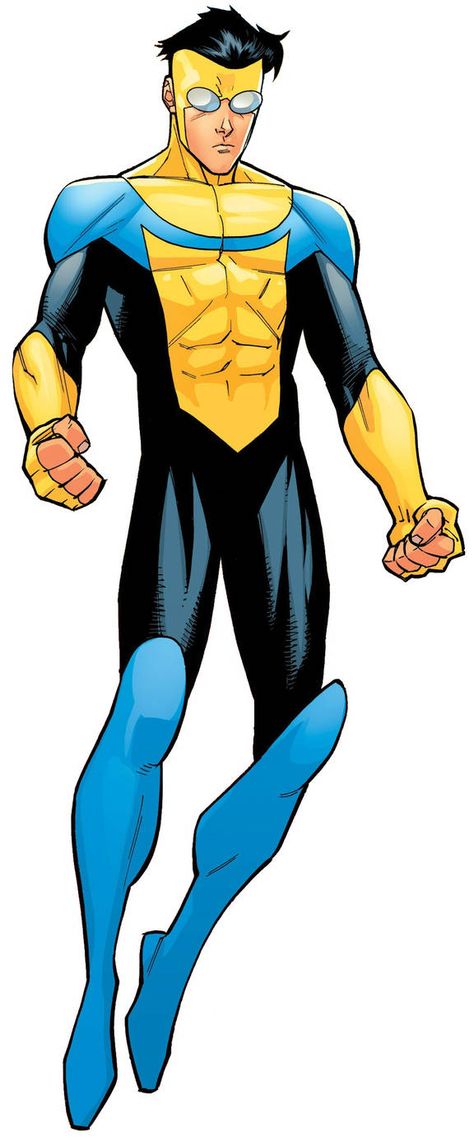 Invincible Comic Cover, Invincible Character Design, Invincible Flying, Invincible Reference, Mark Grayson Comic, Invincible Drawing, Invincible Comic Art, Invincible Characters, Invincible Cosplay