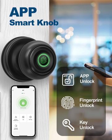 Biometric Door Lock, Door Knob Lock, Alexa Home, Basement Garage, Interior Door Knobs, Exterior Entry Doors, Keyless Entry Door Locks, Fingerprint Door Lock, Life Guard