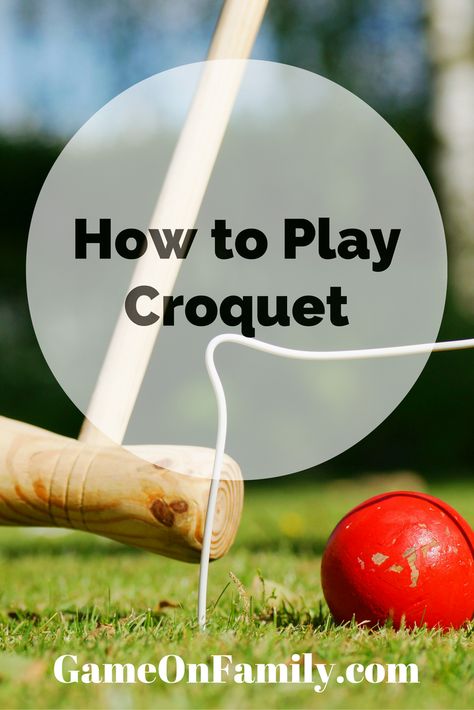 Croquet Game Aesthetic, Croquet Game, How To Play Croquet, Croquet Rules, Croquet Set, Lawn Croquet, Croquet Party, Outdoor Games To Play, Garden Party Games