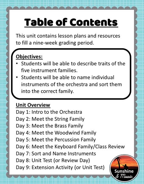 Instruments Of The Orchestra, Family Worksheets, Instrument Families, Elementary Music Class, Elementary Music Lessons, Family Songs, Family Music, Preschool Music, Movement Activities