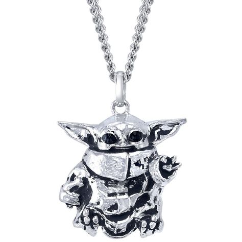 Star Wars™ | RockLove Baby Yoda The Child Necklace – RockLove Jewelry Star Wars Necklace, Outstretched Hand, Kyber Crystal, Star Wars Jewelry, Brand Clothes, Kids Earrings, Kids Necklace, Star Wars Collection, The Force