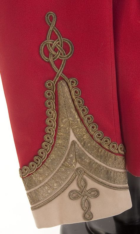 Motif Soutache, Victorian Embroidery, Wool Tunic, Base Trim, Black Embroidery, Ballet Costumes, Clothing Details, Edwardian Era, Historical Costume