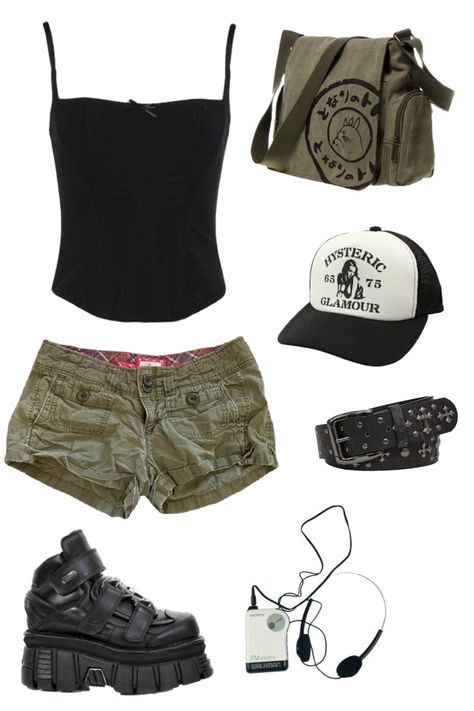 Survival Core Outfits, Shameless Outfit Ideas, Army Outfits For Women, Twd Style, Dystopia Outfit, Shameless Outfits, Twd Clothes, Dystopian Clothes, Survival Outfit