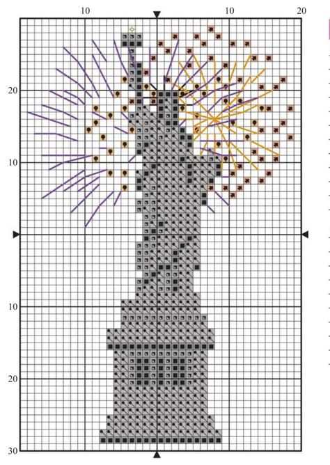 New York Cross Stitch Pattern, Miniature Pillows, Patriotic Cross Stitch Patterns, Patriotic Cross, Cross Stitch Sampler Patterns, Graph Paper Drawings, Cross Stitch Freebies, Holiday Cross Stitch, Plastic Canvas Patterns Free