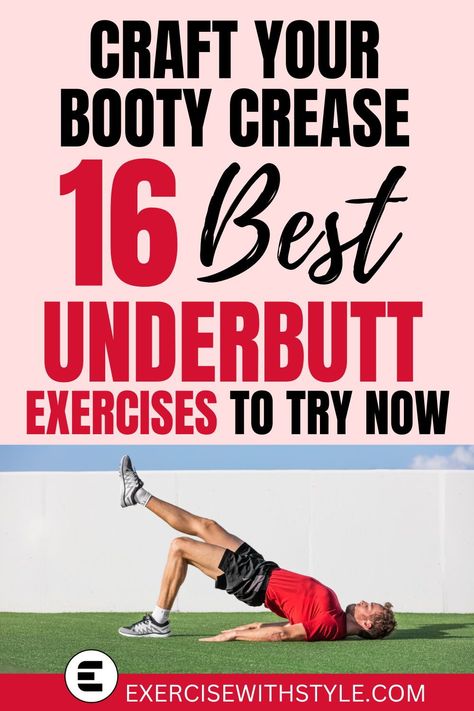 Struggling to target that glute/ham tie-in? Explore our guide on the '16 Best UnderButt Exercises for Bum Crease.' Say goodbye to confusion and hello to effective workouts designed to sculpt and define, enhancing your bum crease. 🌈 #FitnessMotivation #UnderButtWorkout Glute Burnout Finisher, Underbutt Exercises, Lower Glute Workout, Glute Exercise, Glute Workouts, Glute Workout, Anti Inflammation, Go For It Quotes, Workout Program