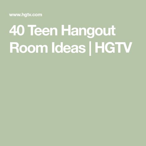 40 Teen Hangout Room Ideas | HGTV Teenage Hangout Room Ideas, Teen Living Room Ideas, Teenager Hangout Room Ideas, Teen Playroom Ideas, Kids Hangout Room Ideas, Teen Lounge Room Ideas, Hangout Room Ideas Teen Lounge, Teen Hangout Room Ideas, Teen Hangout Space