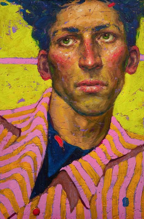 Colorful Portrait Painting, Contemporary Figurative Art, Painting Styles, Pastel Portraits, Oil Pastel Art, Tableau Art, Oil Portrait, Arte Inspo, Ap Art