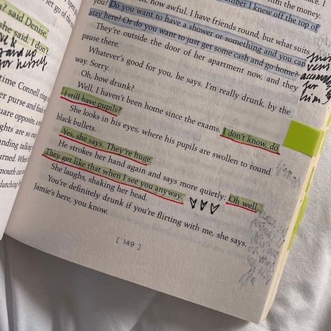 Book Annotation Normal People, Normal People Annotations, Normal People Fanart, Anotating Books, Annoting Books, Normal People Quotes, Annotating Books, Annotated Books, Escaping Reality