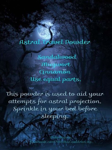 Astral Travel Powder – Witches Of The Craft® Pagan Spirituality, Sleep Dream, Silver Sage, Native American Quotes, Magick Spells, Magical Herbs, Outdoors Tattoo, Wicca Witchcraft, Psychic Development