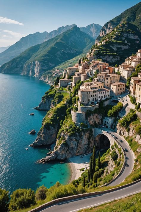 The Most Scenic Road Trips in Italy You Need to Take! Most Beautiful Places In The World, Tuscany Aesthetic, Trips In Europe, Medieval Towns, Europe Nature, Scenic Road Trip, Italy Landscape, Scenic Roads, Places In Italy