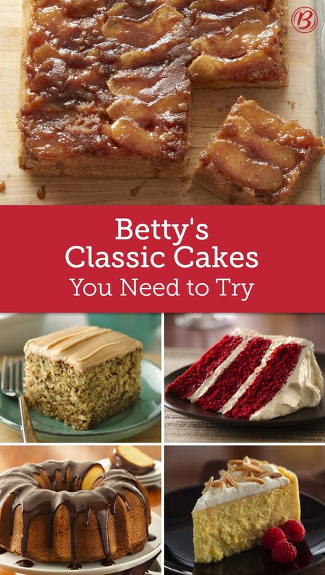 Valerie Bertinelli Cake Recipes, Betty Crocker Dessert Recipes, Betty Crocker Recipes Desserts, Vintage Betty Crocker Recipes, Stacked Desserts, Betty Crocker Cake Mix Recipes, Vintage Cake Recipes, Moist Spice Cake, Lost Recipes