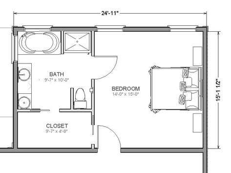 Small Master Bedroom Layout With Closet And Bathroom | Master bedroom plans, Master bedroom addition, Bedroom floor plans Bathroom Closet Combo Layout, Small Master Suite, Master Suite Floor Plans, Master Suite Layout, Master Suite Floor Plan, Bathroom Layout Plans, Master Suite Addition, Bedroom Furniture Layout, Bedroom Addition