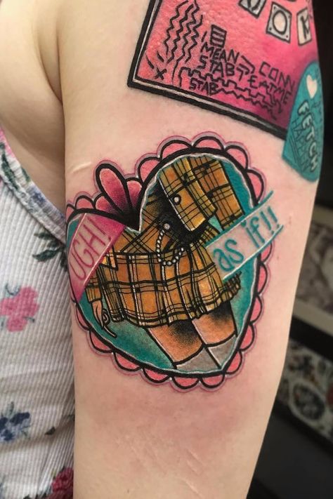 26 Creative, ’90s-Inspired Tattoos That Are All That and a Bag of Chips Chip Tattoo, Pop Culture Tattoos, Barbie Tattoo, 90s Tattoos, Culture Tattoos, Flash Ideas, Tattoo Apprenticeship, Hidden Tattoos, Bag Of Chips