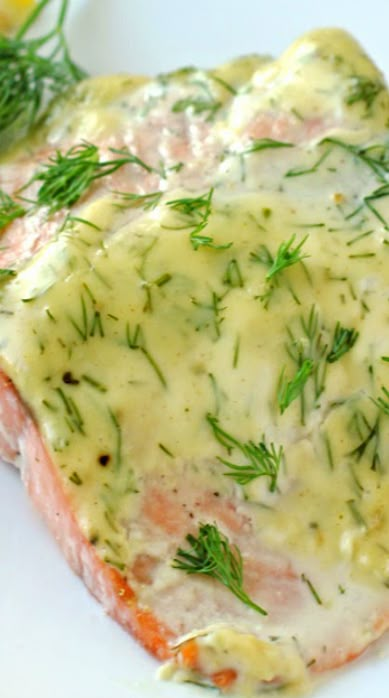 Dill Sauce For Salmon, Dill Salmon, Sauce For Salmon, Garlic Butter Salmon, Chicken Sauce, Recipes Restaurant, Butter Salmon, Dill Sauce, Nutritious Recipes