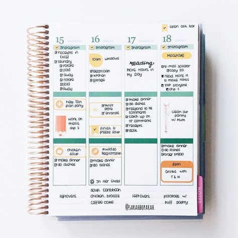 Erin Condren Layout, College Meal Planning, School Organization College, Erin Condren Monthly Planner, College Meal, Organization College, Life Planner Organization, Diy Organizer, College Diy