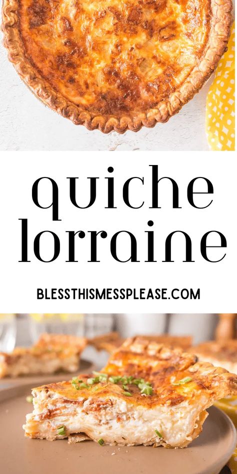 Quiche Lorraine embodies the timeless appeal of French culinary traditions, captivating taste buds with its blend of smoky bacon, creamy custard, and flaky crust, you are going to love it! Classic Quiche Lorraine, Cute Easter Treats, Bacon Quiche Recipe, Classic Quiche, Brunch Recipe Ideas, Quiche Lorraine Recipe, Hosting A Brunch, Come To The Table, Dinner Ideas Chicken