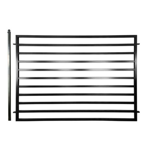 ad eBay - Find many great new & used options and get the best deals for ALEKO Yard Garden Powder Coated Steel Fence 8' x 5' Milan Style Black at the best online prices at eBay! Free shipping for many products! Iron Fence Panels, Milan Style, Fencing And Gates, Metal Fence Panels, Security Fence, Steel Fence, Steel Panels, Metal Fence, Iron Fence