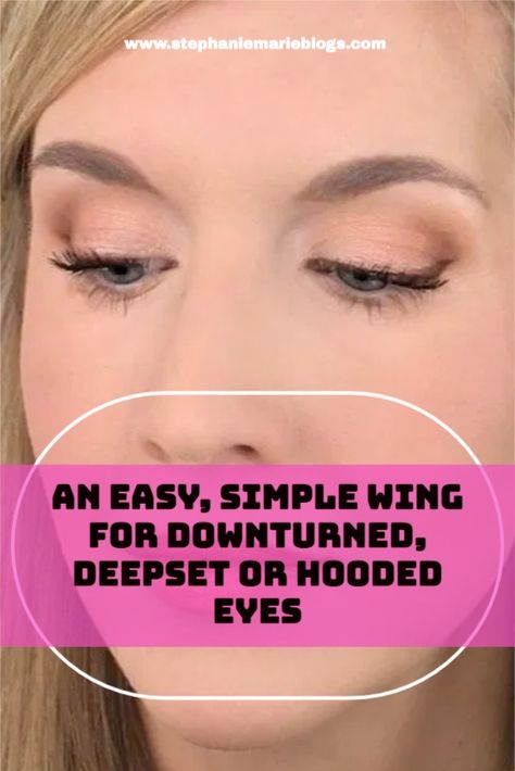 Makeup For Deepset Hooded Eyes, How To Do Eyeliner For Downturned Eyes, Eyeliner For Deep Set Eyes How To Apply, Eye Makeup For Deep Set Brown Eyes, Eye Liner For Deep Set Eyes How To Apply, How To Line Hooded Eyes, Winged Eyeliner Deep Set Eyes, Winged Eyeliner For Deep Set Eyes, Winged Eyeliner For Downturned Eyes