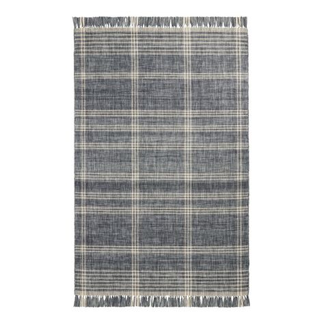 Plaid Bedroom, Boulder House, Plaid Rug, Dark Slate Blue, Hunting Room, Affordable Area Rugs, Falls Church, Boys Plaid, Cotton Area Rug