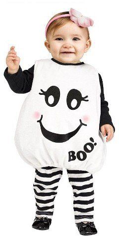 Pin for Later: 169 Warm Halloween Costume Ideas That Won't Leave Your Kids Freezing Baby Boo Costume Toddler Baby Boo Costume ($19) Toddler Ghost Costume, Baby Costume Ideas, Boo Costume, Ghost Halloween Costume, Kids Halloween Costume, Baby Costumes Girl, Girl Halloween Costumes, Baby Kostüm