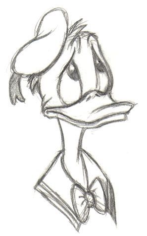 Donald Duck Sketch, Duck Sketch, 심플한 그림, Disney Drawings Sketches, Disney Art Drawings, Meaningful Drawings, Art Drawings Sketches Pencil, Disney Sketches, Easy Drawings Sketches