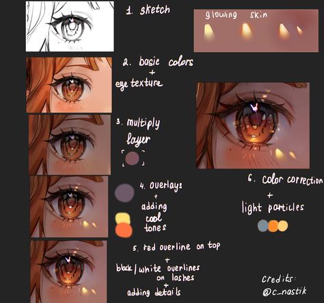 eye tutorial glowing coloring anime art sparkles Coloring Anime, Anime Tutorial, Glowing Eyes, How To Shade, Glowing Art, Coloring Tutorial, Eye Tutorial, Anime Eyes, Art Tutorial