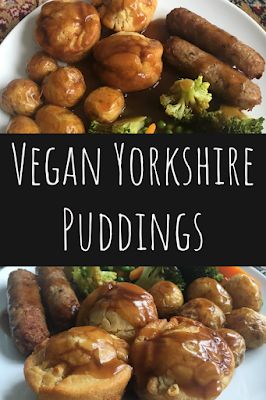 Homemade Yorkshire Pudding, Vegan Yorkshire Pudding, Yorkshire Pudding Recipes, Yorkshire Puddings, Vegan Recipes Plant Based, Vegan Sausage, Yorkshire Pudding, Roast Dinner, Vegan Recipes Healthy