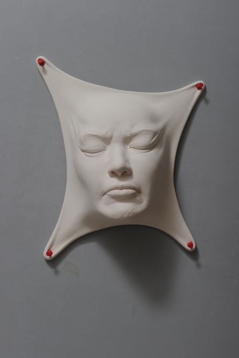 X Johnson Tsang, Ceramic Face, Figurative Kunst, Lucid Dream, Sculpture Art Clay, Tableau Art, A Level Art, Lucid Dreaming, Art Clay