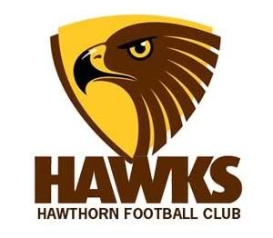 Hawthorn Football Club Hawks 1925 - present Victoria Hawthorn Football Club, Hawthorn Hawks, Australian Football League, Carlton Blues, Hawk Logo, Geelong Cats, Western Bulldogs, Australian Football, Cricket Club