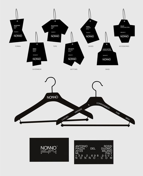 NONNO on Behance Hang Tags Clothing, Hang Tag Design, Brand Photography Inspiration, Ticket Design, Designer Clothing Brands, Branding Design Packaging, Tea Brands, Creative Packaging, Tag Design