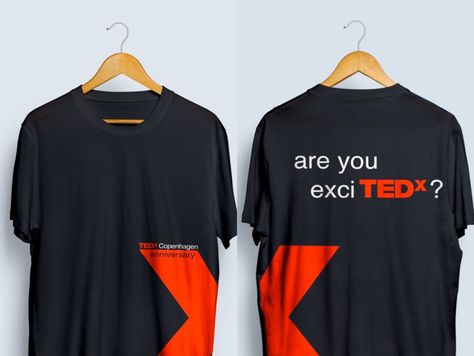 TEDx Crew Tshirt by Cali Manisor Tedx T Shirt Design, Branding Shirt Design, Corporate Tshirt Design Inspiration, Corporate Shirt Design Ideas, Tshirt Branding Ideas, Corporate Tshirt Design Ideas, Company Shirt Design Ideas, Branded Tshirt Design, Crew Tshirt Design